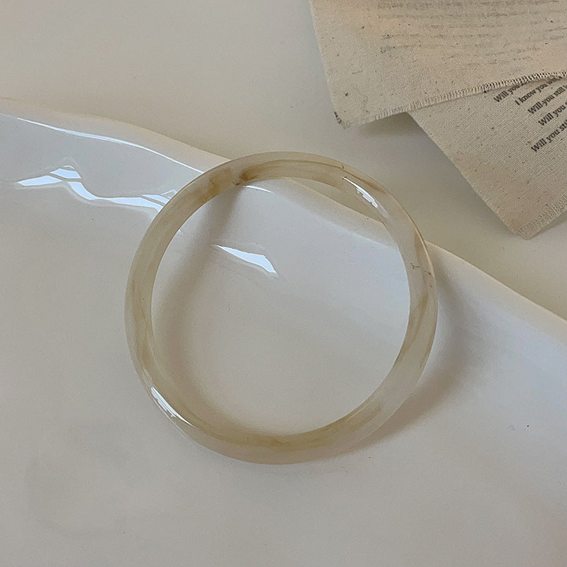 Layered Marbled Acrylic Bangle — bracelet, view 13