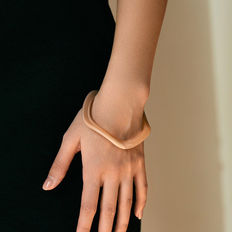 Wave Irregular Acrylic Bracelet — bracelet, view 11