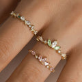 Zircon Flower And Moon Ring — ring