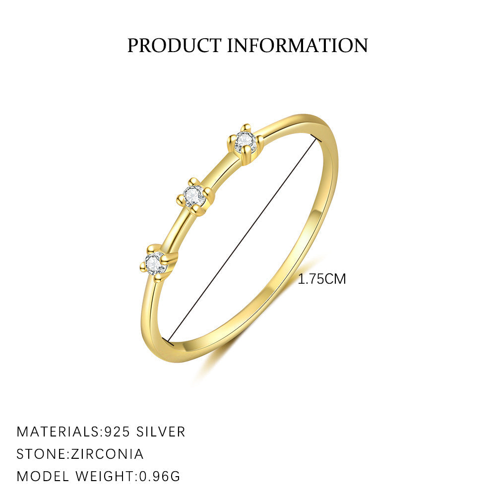 Zircon Flower And Moon Ring — ring, view 4