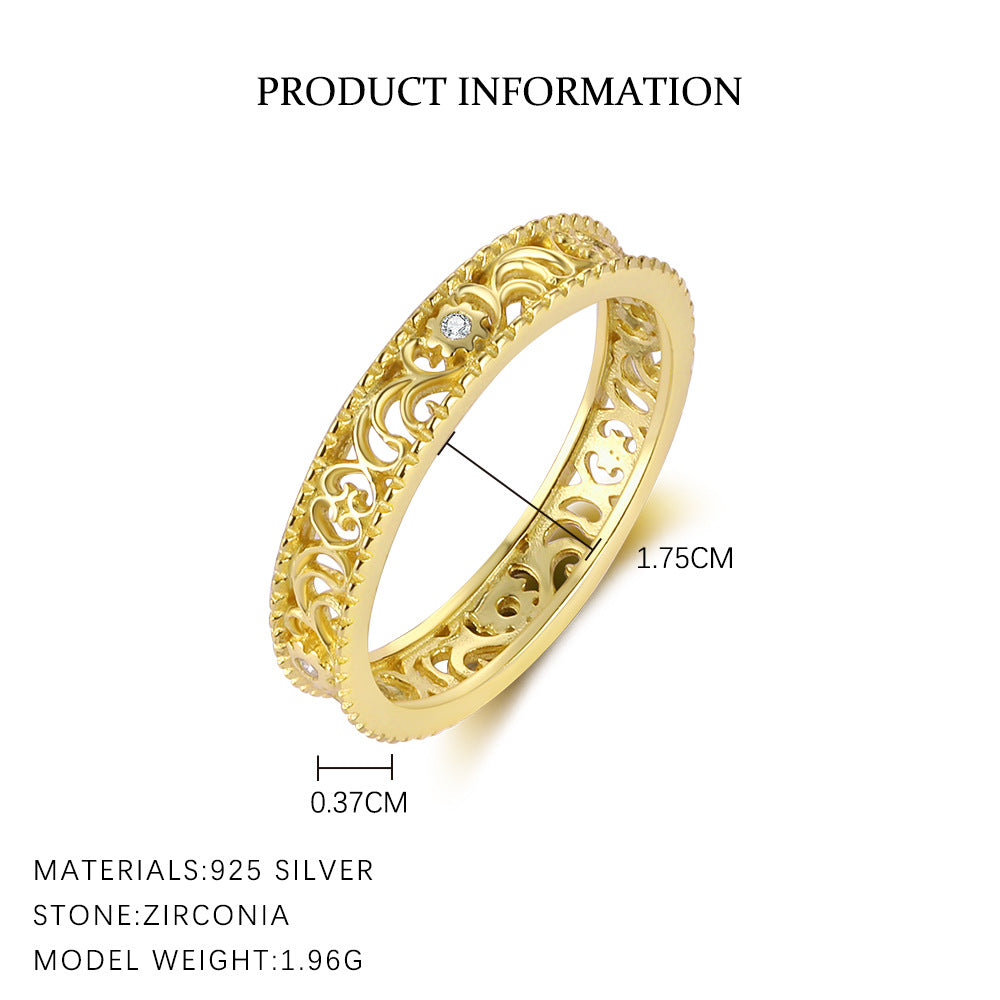 Zircon Geometric Single Rings — ring, view 6