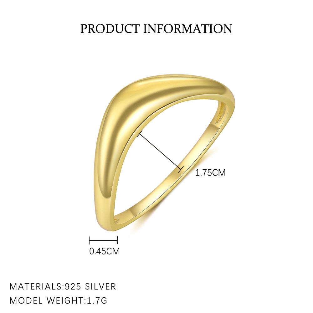 Zircon Geometric Single Rings — ring, view 11