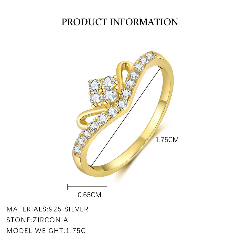 Zircon Geometric Single Rings — ring, view 13