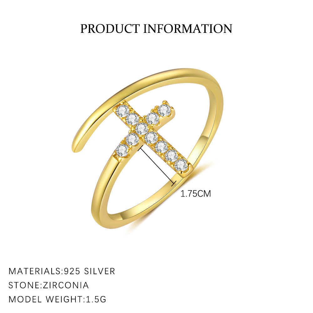 Layered Zircon Adjustable Ring — ring, view 7