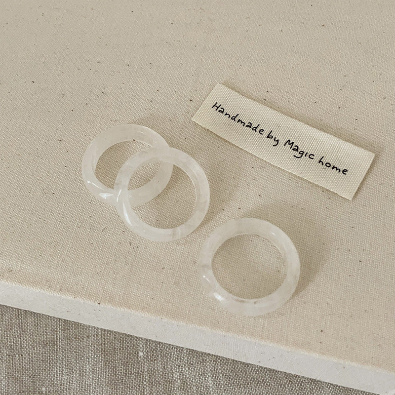 Faceted Crystal Statement Rings — ring, view 2