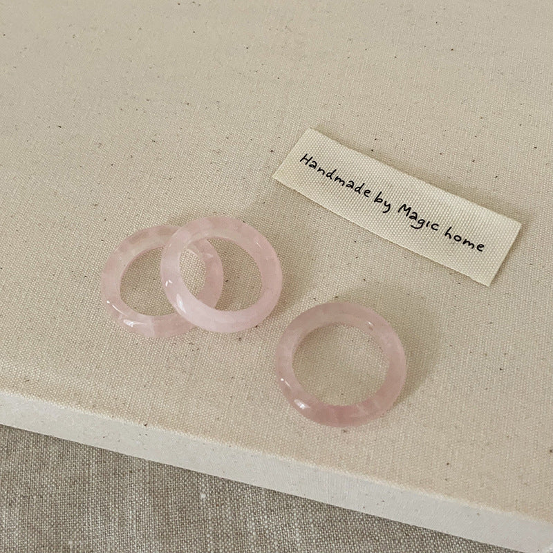 Faceted Crystal Statement Rings — ring, view 3