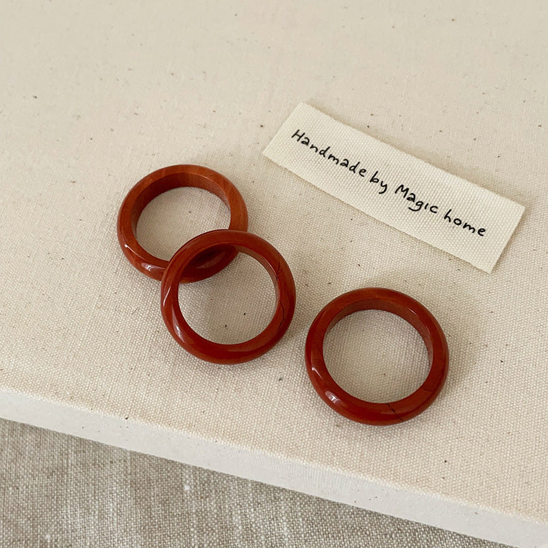 Faceted Crystal Statement Rings — ring, view 7
