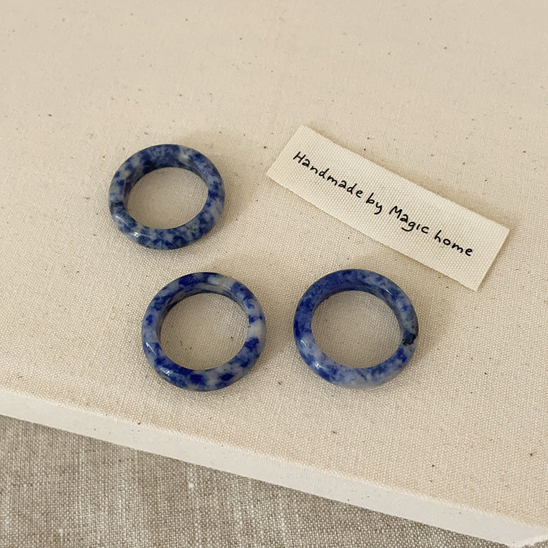 Faceted Crystal Statement Rings — ring, view 10