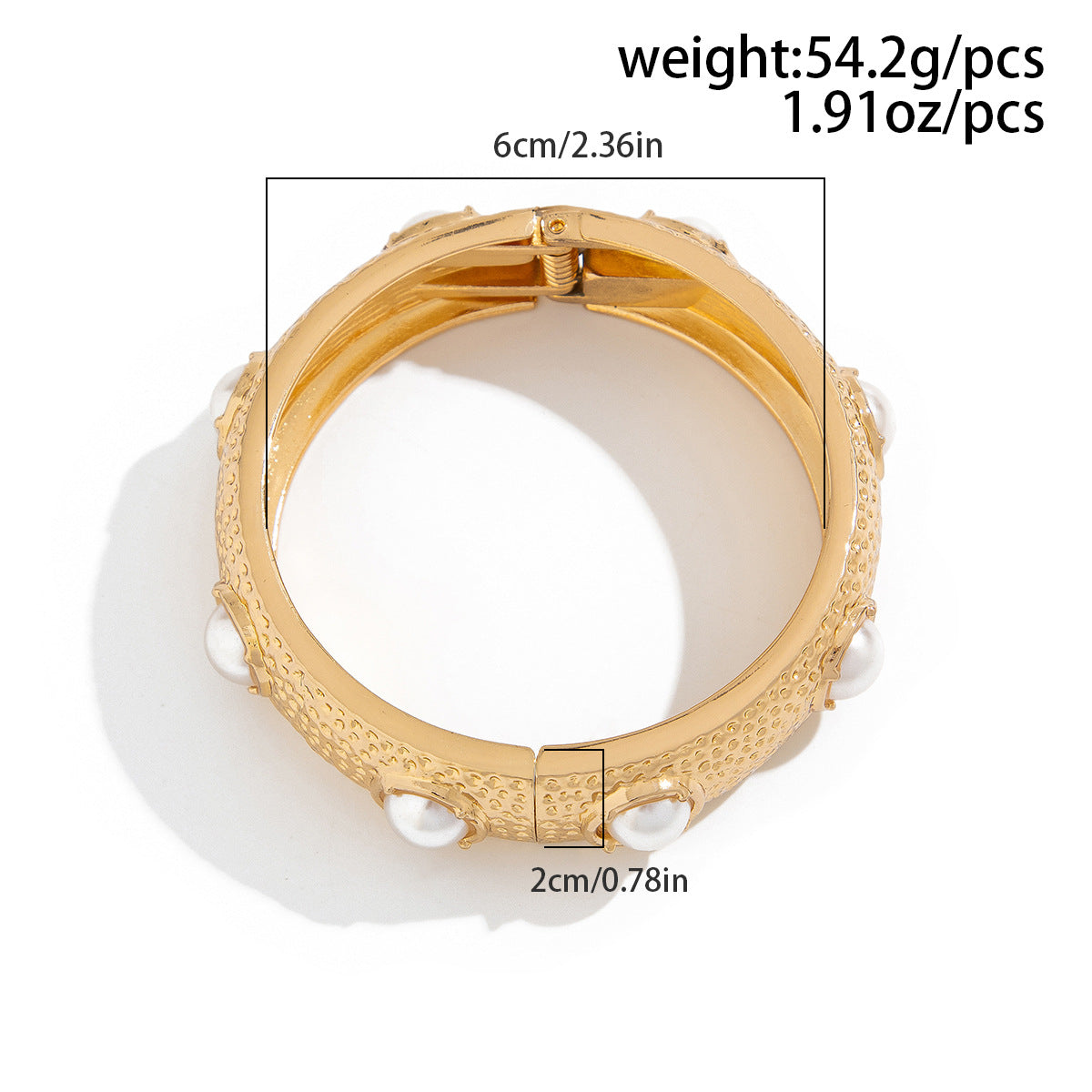 Twisted Gold Bangle Bracelet — bracelet, view 9