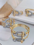 Zircon Studded Wrap Bracelet — bracelet