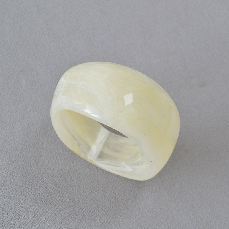 Irregular Ink-Marbled Cuff Bracelet — bracelet, view 7