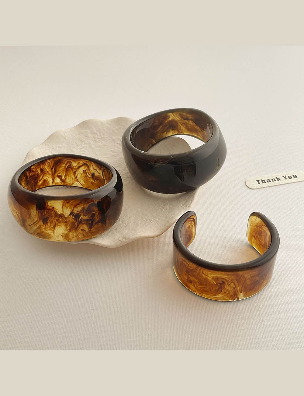 Wide Tie-Dye Open Cuff — bracelet