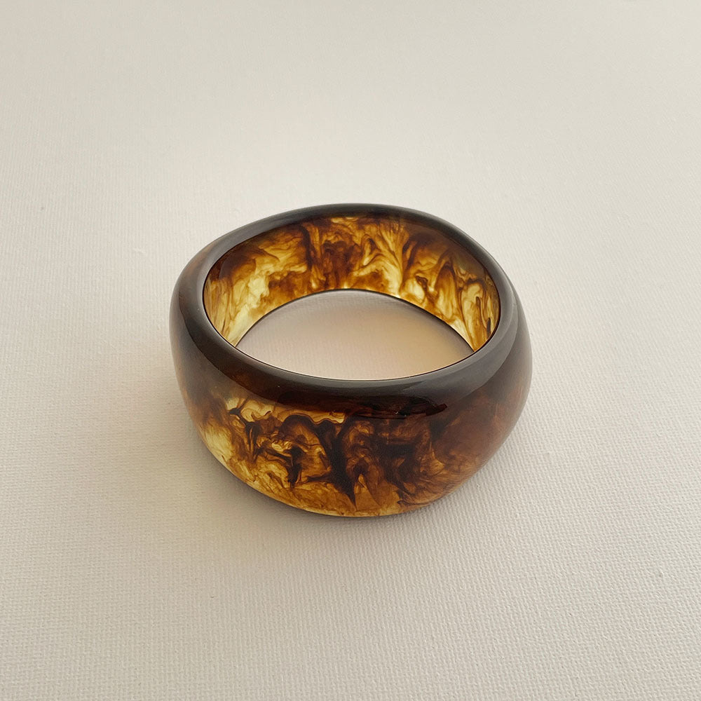 Wide Tie-Dye Open Cuff — bracelet, view 6