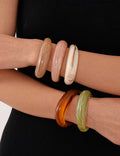 Tie-Dye Smooth Acrylic Cuff — bracelet