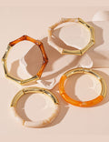 Marbled Acrylic Splicing Bracelet — bracelet