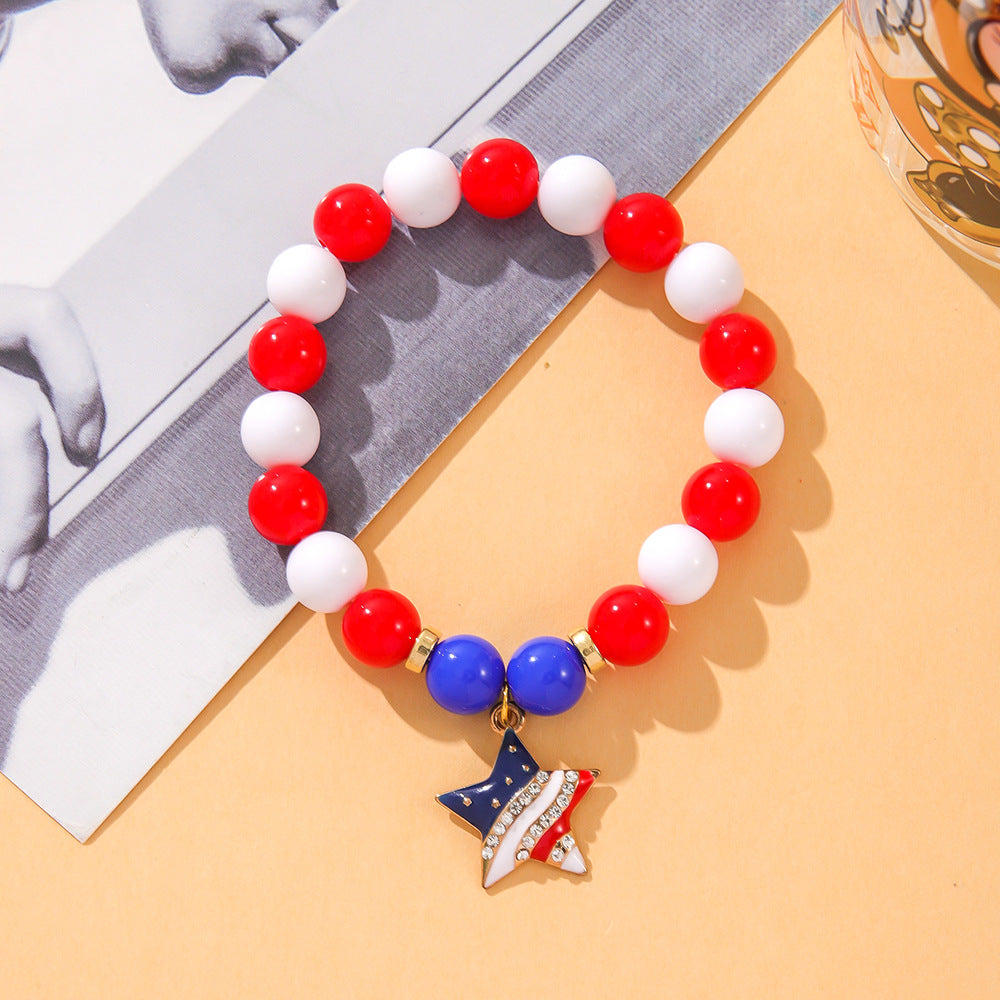 Star Love Beaded Bracelet — bracelet, view 3