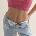 Crystal Tassel Waist Chain — body chain