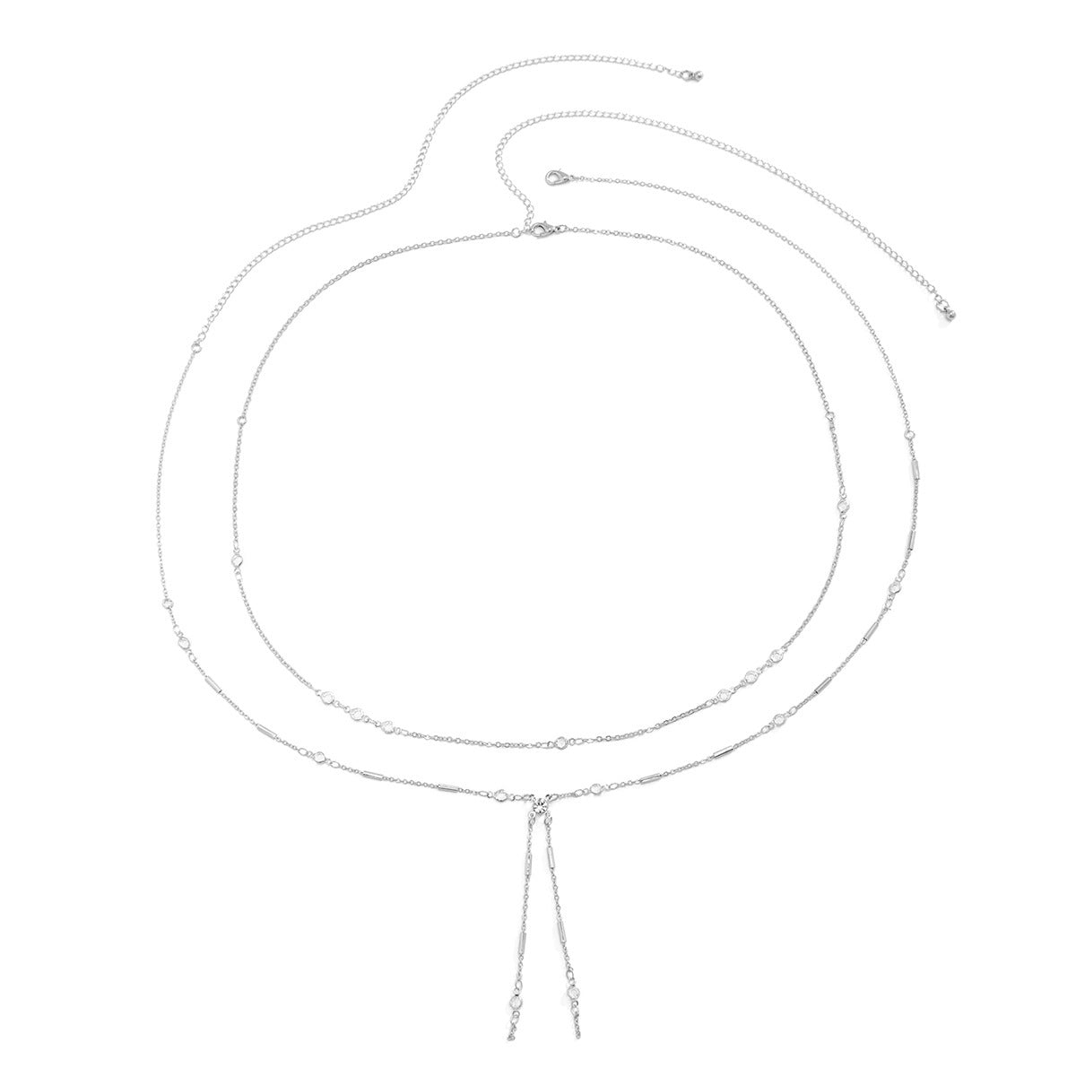 Crystal Tassel Waist Chain — body chain, view 6