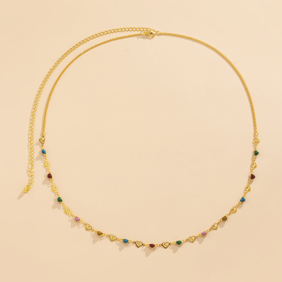 Heart Shape Waist Chain — body chain, view 3