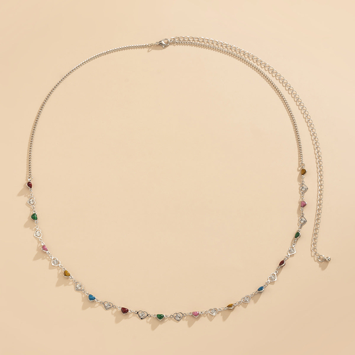 Heart Shape Waist Chain — body chain, view 4