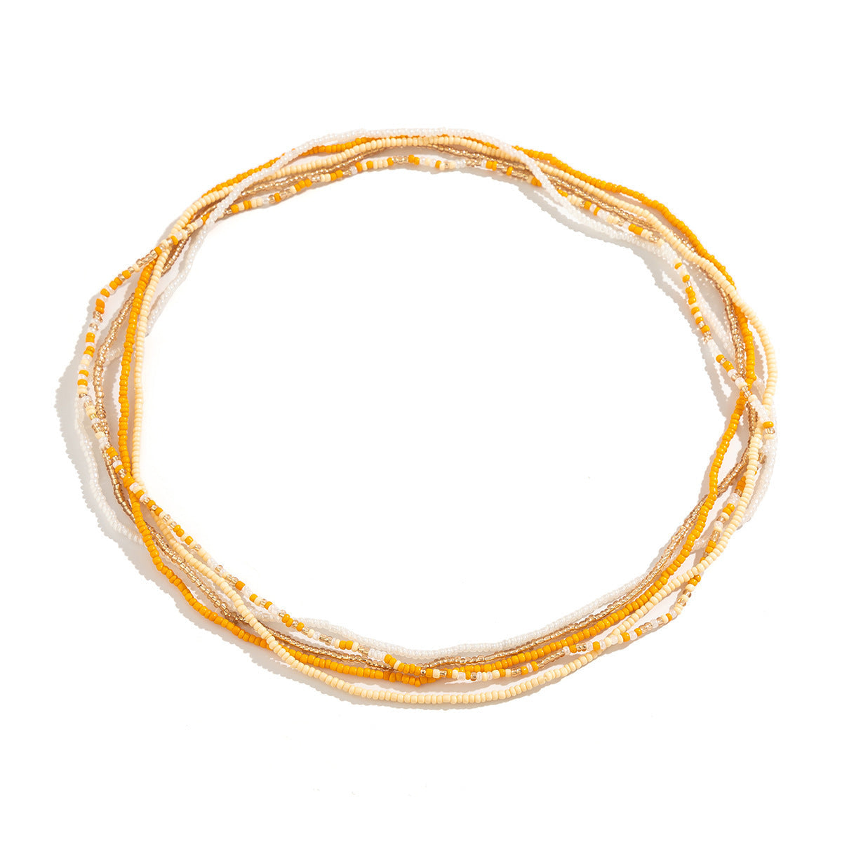 Stretch Beaded Resin Waist Chain — body chain, view 5