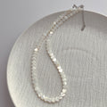 Heart Shell Choker Necklace — white necklace