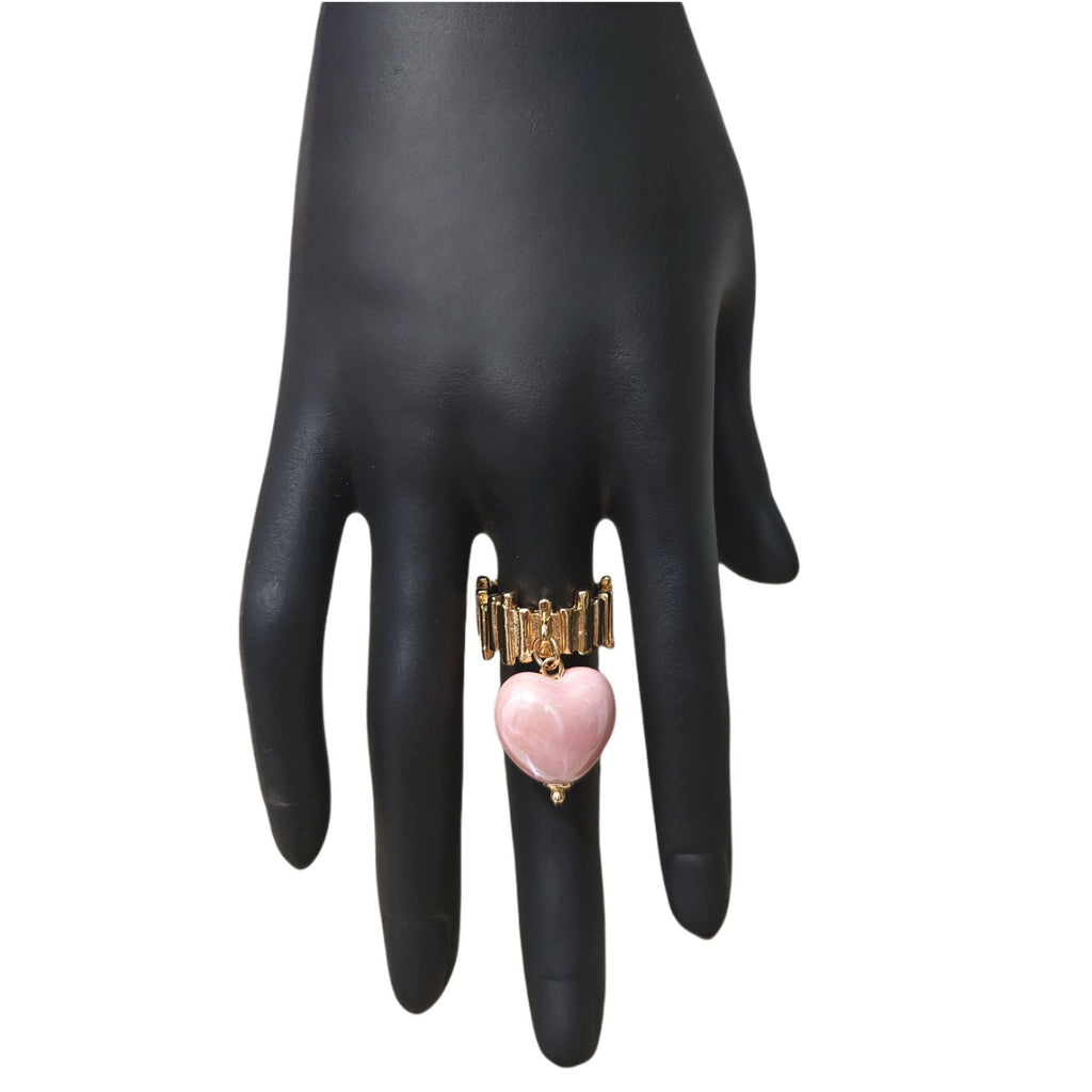 Candy Ceramic Heart Ring — ring, view 5