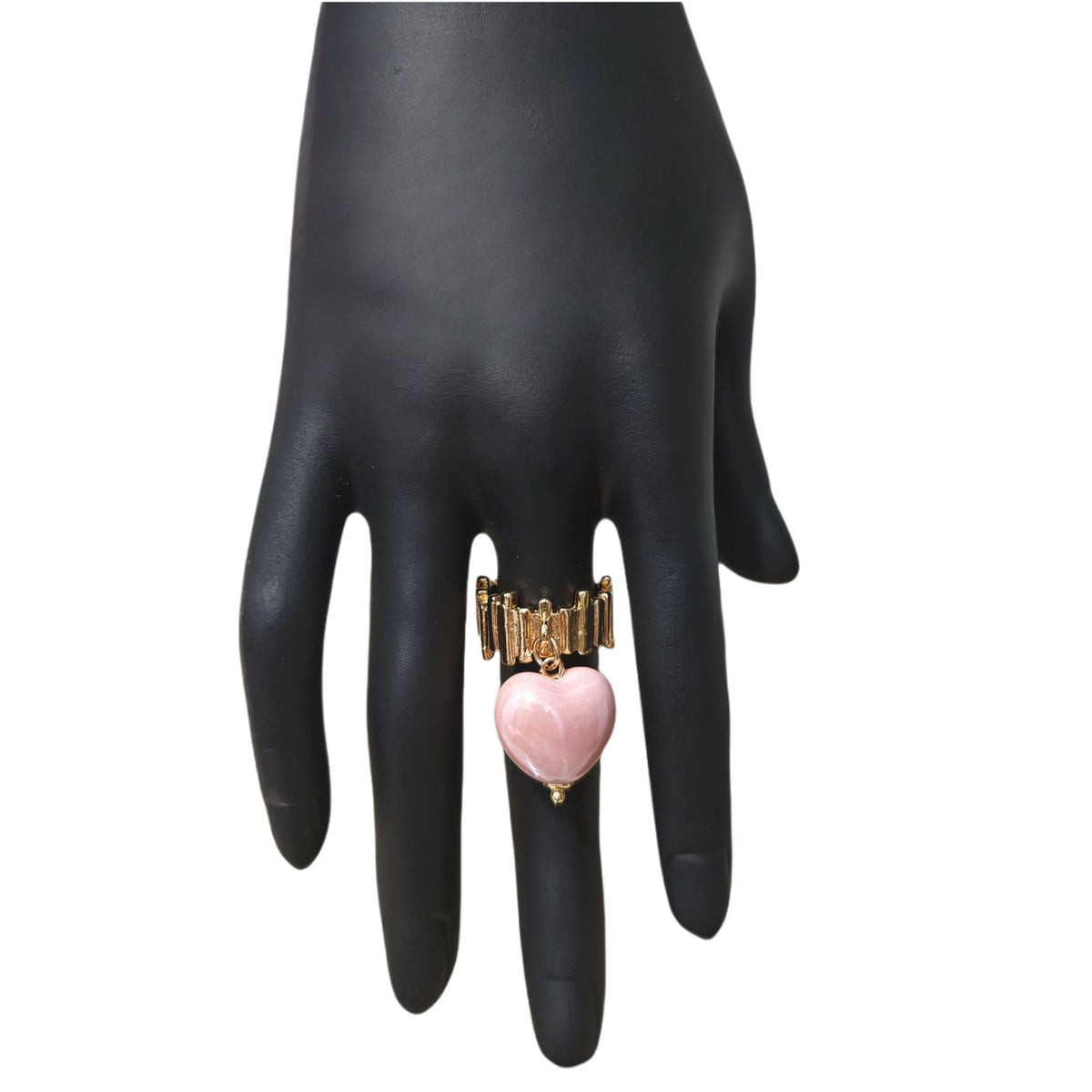Candy Ceramic Heart Ring — ring, view 5
