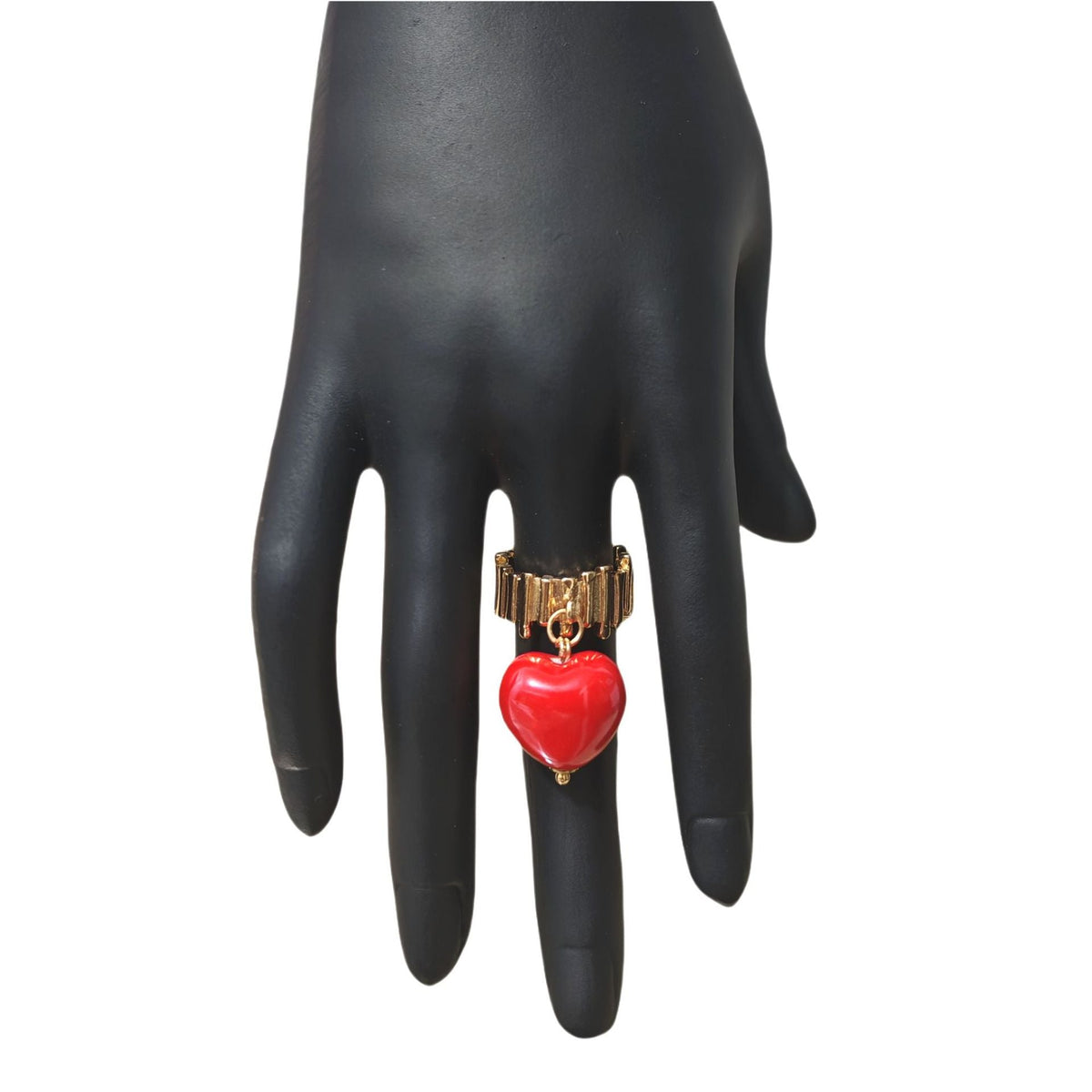 Candy Ceramic Heart Ring — ring, view 7