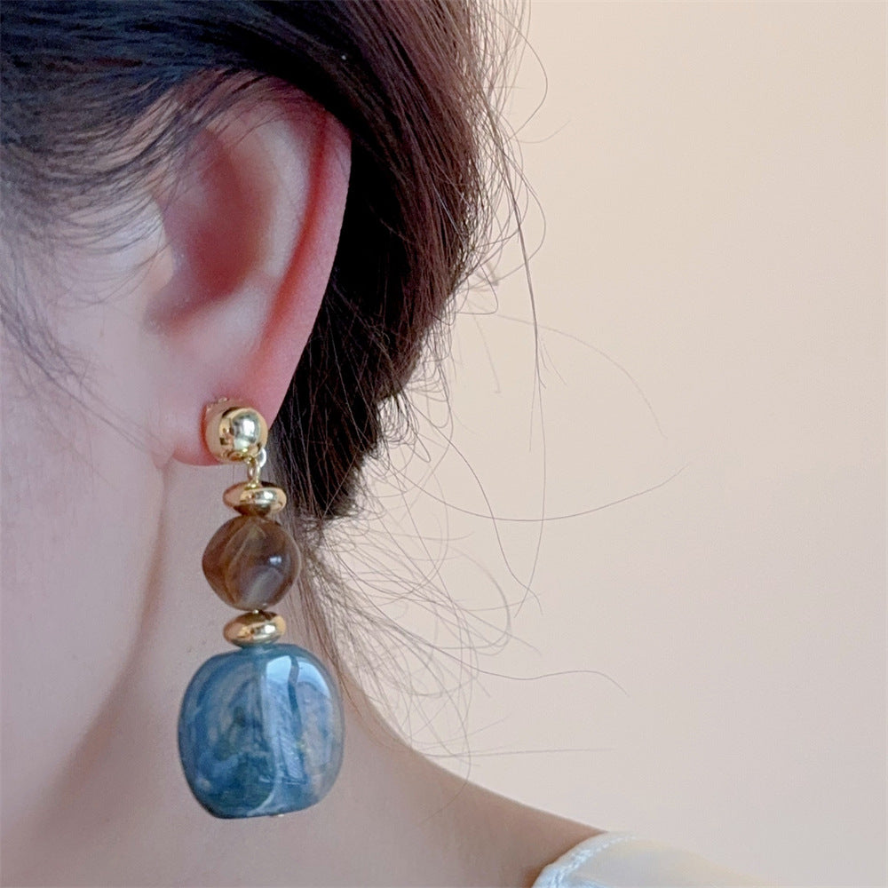 Acrylic Dangle Stud Earrings — earrings, view 5