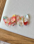 Resin Butterfly Stud Earrings — earrings