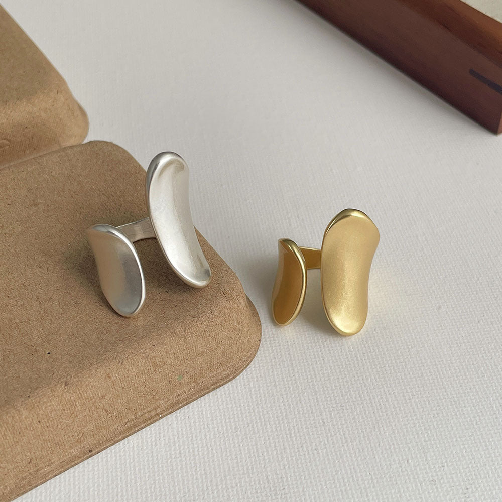 Irregular Geometric Open Ring — ring, view 5