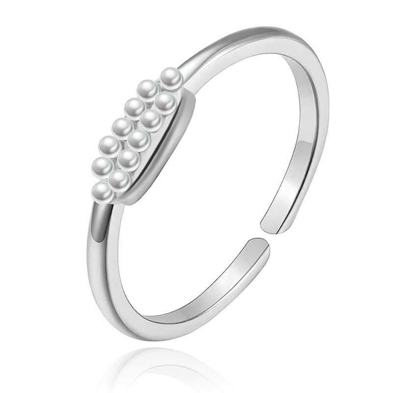 Rhinestone Hollow-Out Crown Ring — ring, view 7
