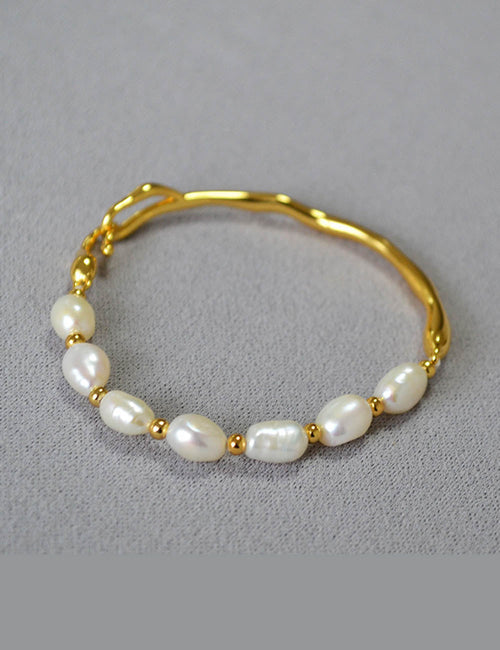 Baroque Pearl Branch Bracelet — bracelet