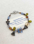 Irregular Flower Beaded Bracelet — bracelet