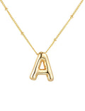 Initial Letter Pendant Necklace — necklace