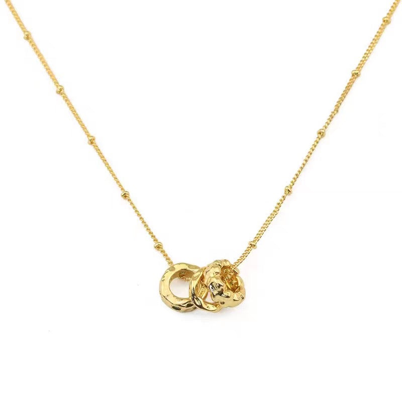 Zircon Inlaid Choker Necklace — necklace, view 3