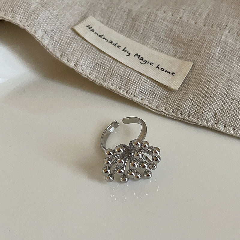 Chunky Statement Silver Rings — ring, view 3