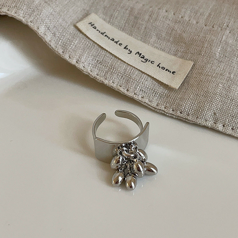Chunky Statement Silver Rings — ring, view 4
