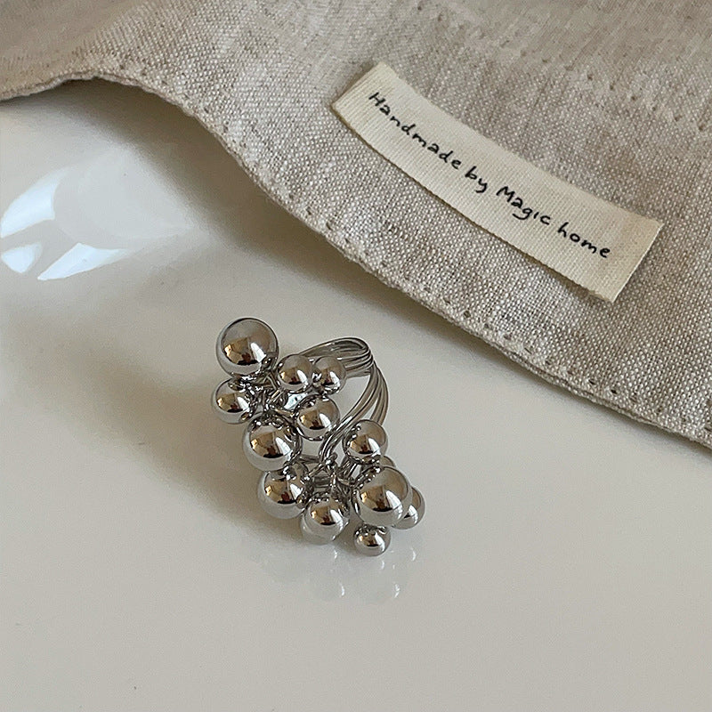 Chunky Statement Silver Rings — ring, view 5
