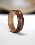 Chunky Resin Band Ring — brown ring