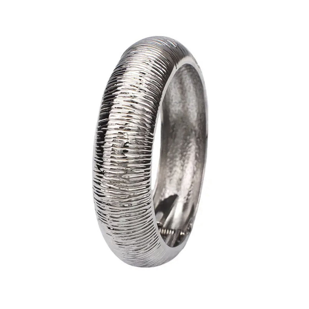 Chunky Wide Statement Bangle — bracelet, view 6
