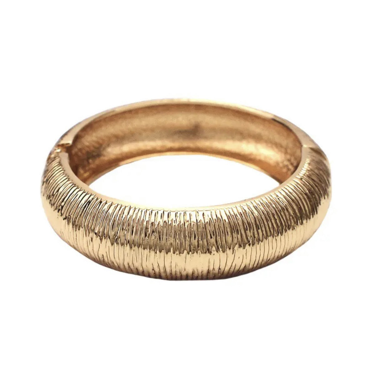Chunky Wide Statement Bangle — bracelet, view 8