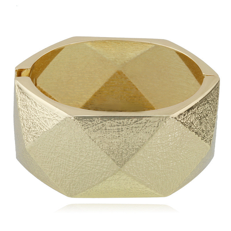 Chunky Wide Statement Bangle — bracelet, view 10