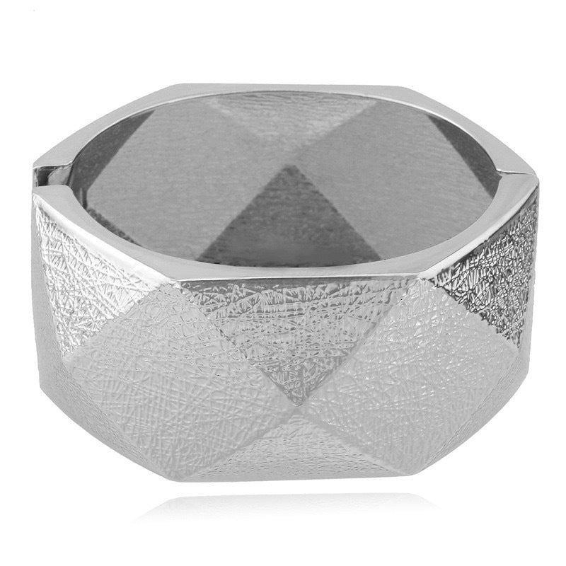 Chunky Wide Statement Bangle — bracelet, view 13