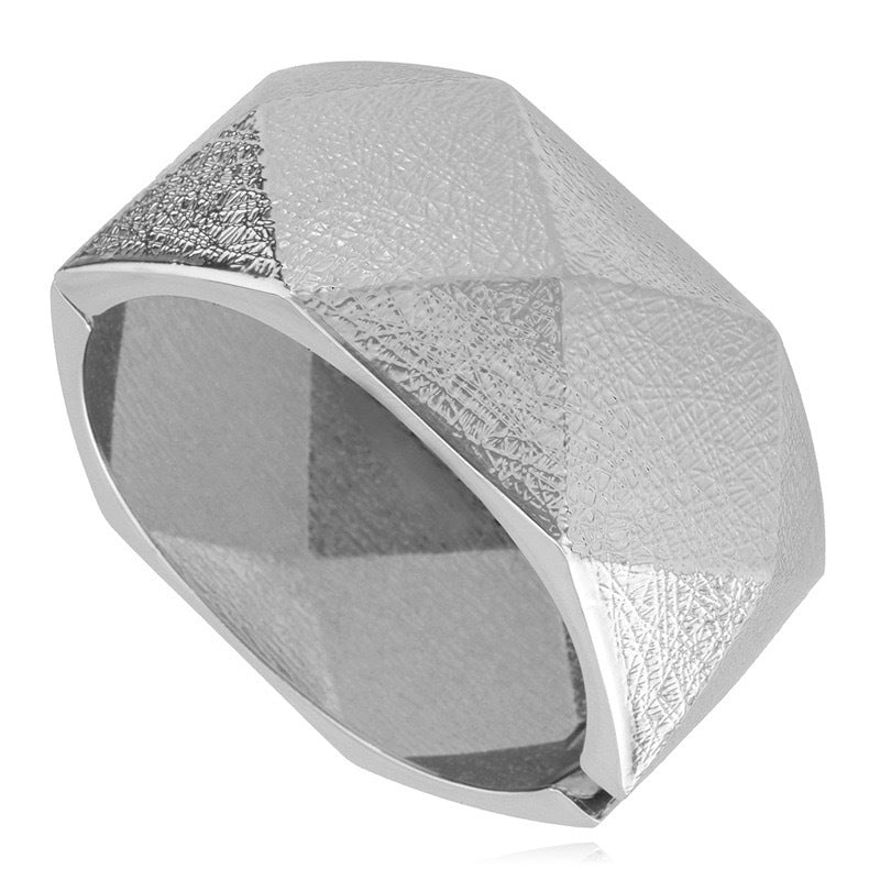 Chunky Wide Statement Bangle — bracelet, view 14