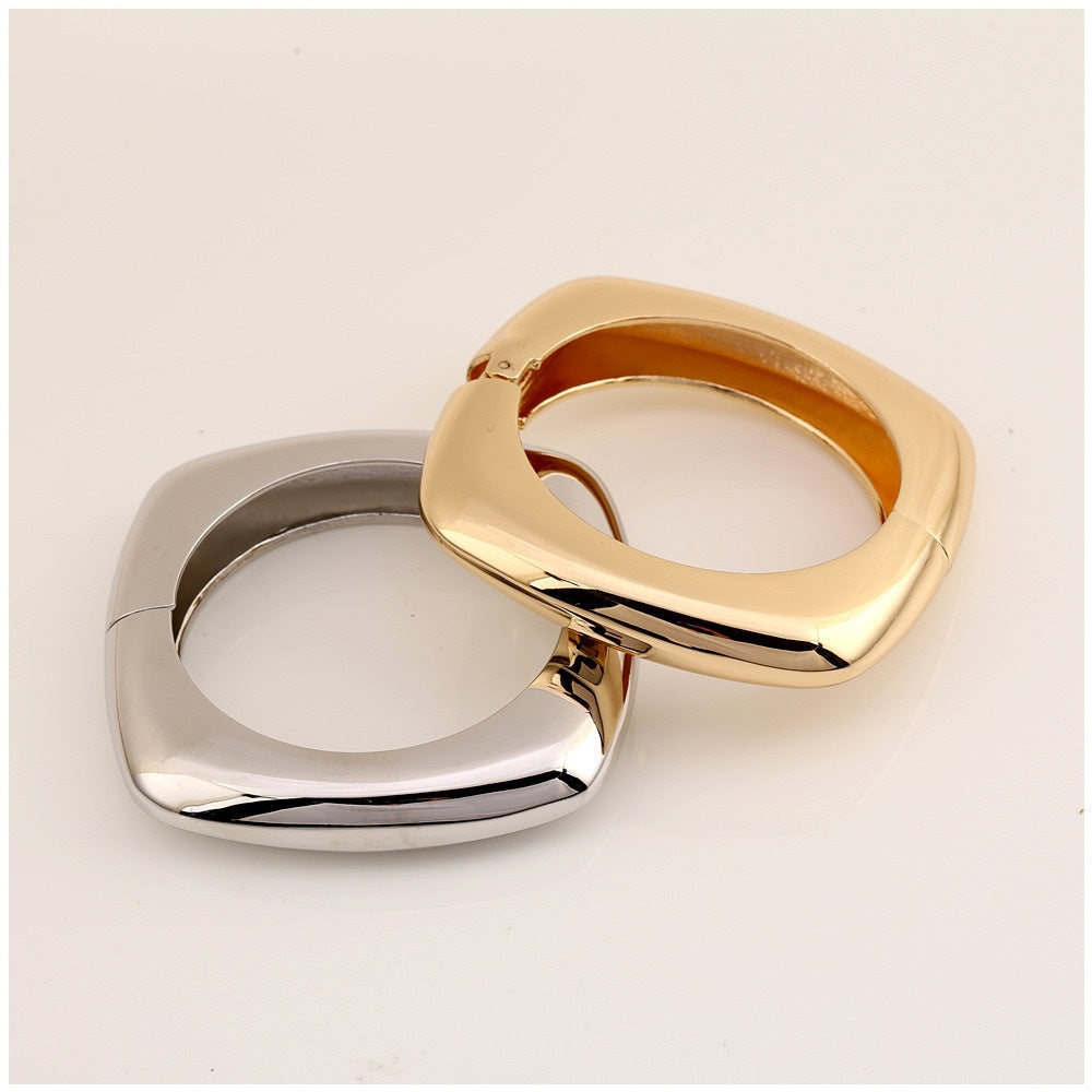 Chunky Wide Statement Bangle — bracelet, view 16