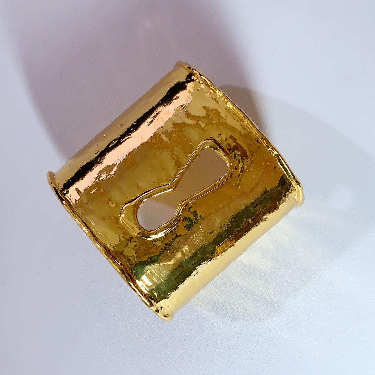 Leopard Print Wide Open Cuff — bracelet, view 9