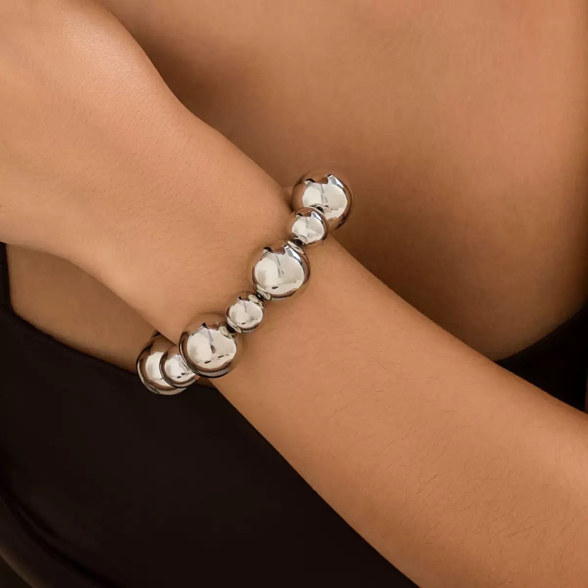 Colour Contrast Resin Bracelet — bracelet, view 5
