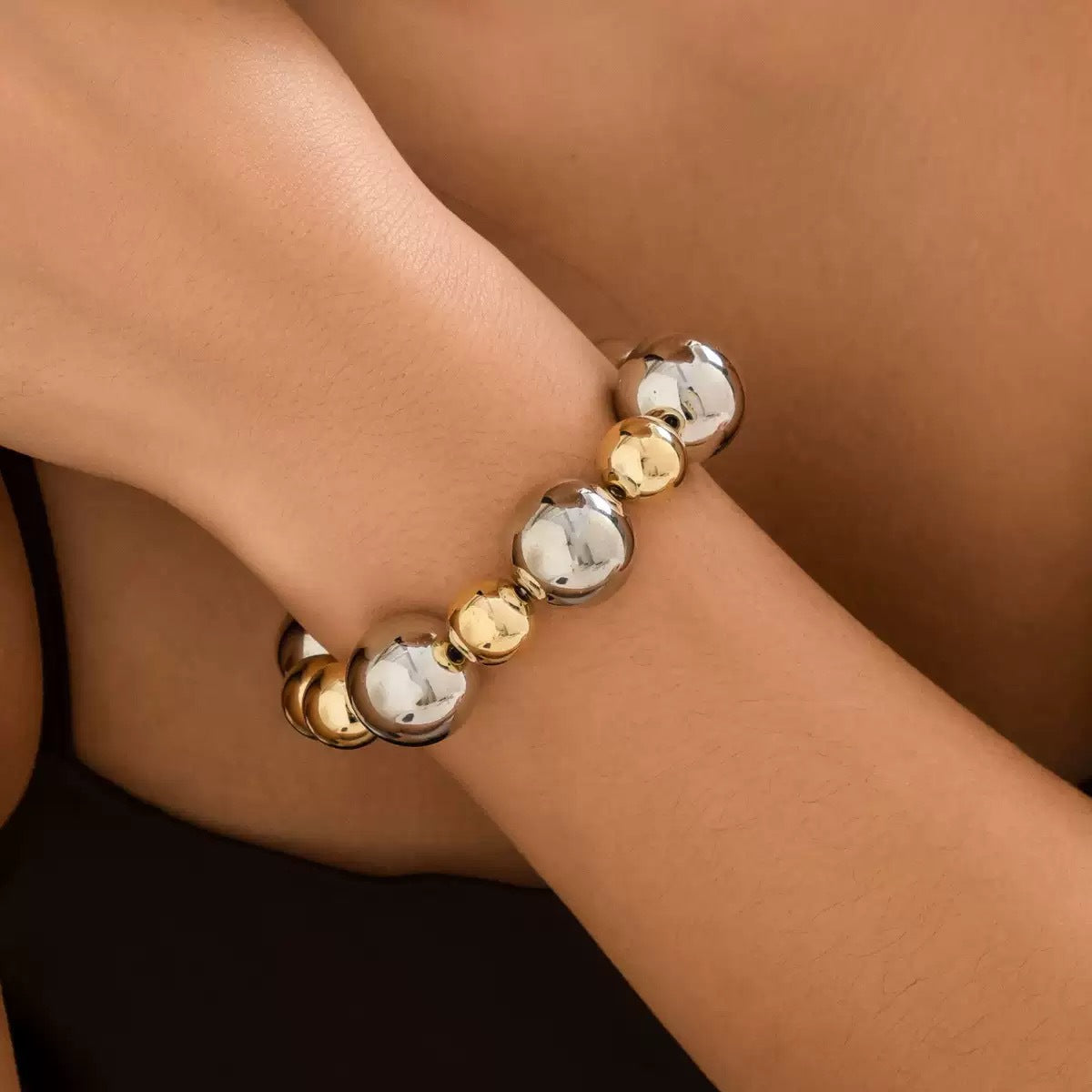 Colour Contrast Resin Bracelet — bracelet, view 6